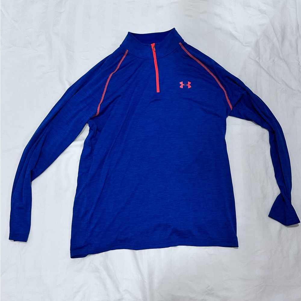 Under Armour Royal Blue Quarter Zip Top